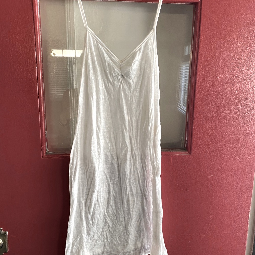 White BDG Slip Dress